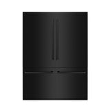 ZLINE 60" 32.2 cu. ft. Built-In 4-Door French Door Refrigerator with Internal Water and Ice Dispenser in Black Stainless Steel (RBIV-BS-60)