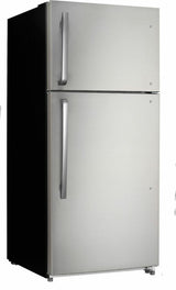 Danby 18.1 cu. ft. Apartment Size Fridge Top Mount in Stainless Steel