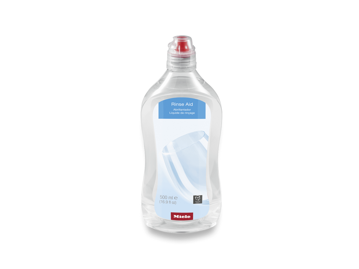 Rinse aid, 17 oz. - for best drying and gentle treatment in Miele dishwashers.