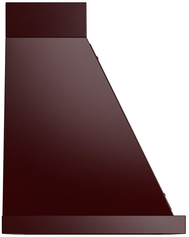 Nostalgie 36 Inch Burgundy Wall Mount Convertible Range Hood