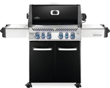 Prestige 500 RSIB with Infrared Side and Rear Burner , Natural Gas, Black