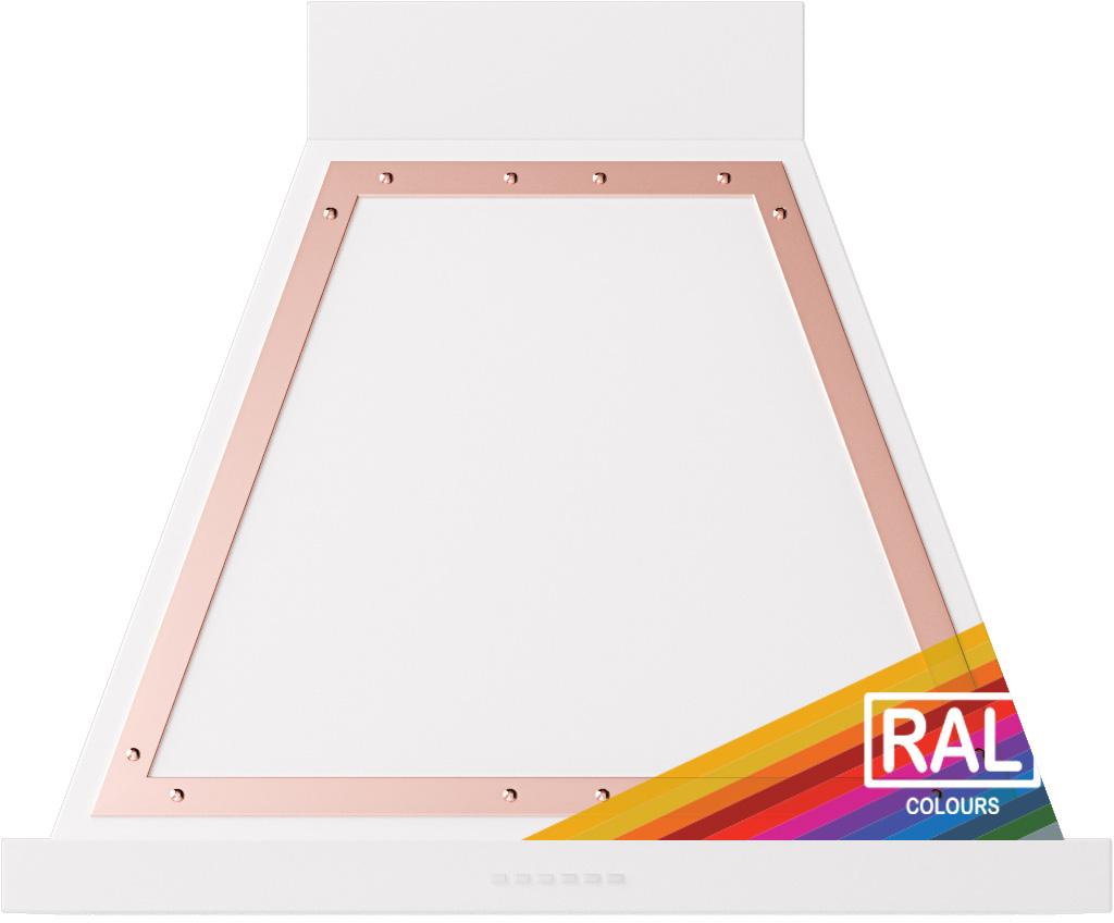 ILVE UANB30RAP Nostalgie 30" Hood in RAL Color with Copper trim