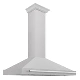 ZLINE 48 in. Convertible Fingerprint Resistant DuraSnow Stainless Steel Range Hood with Stainless Steel Handle (KB4SNX-48) [Color: DuraSnow Stainless Steel]