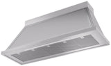 Nostalgie 60 Inch Stainless Steel Wall Mount Convertible Range Hood