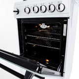 Avanti 20" Compact Gas Range Oven - White / 2.1 cu. ft.