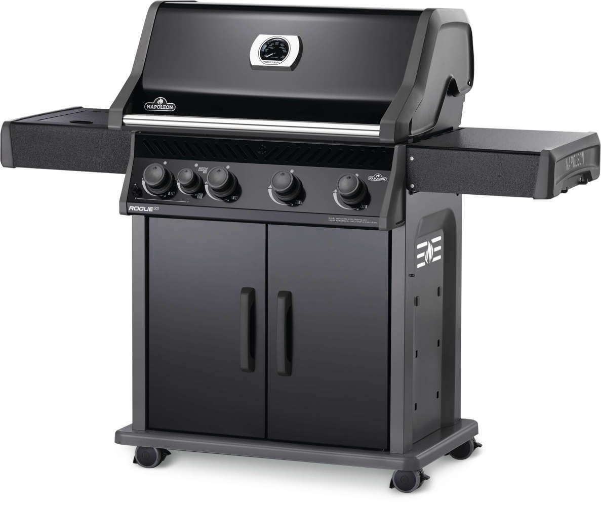 Rogue XT 525 SIB with Infrared Side Burner , Propane, Black