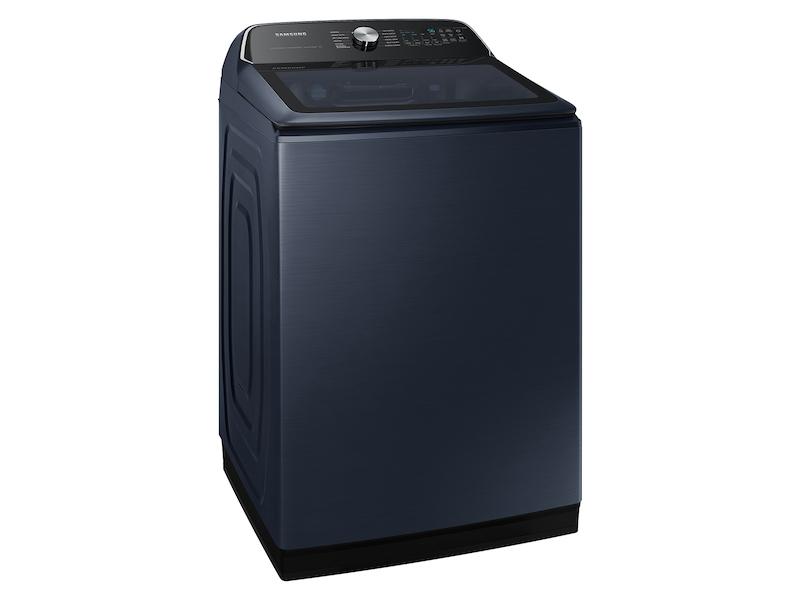 5.4 cu. ft. Smart Top Load Washer with Pet Care Solution and Super Speed Wash in Brushed Navy