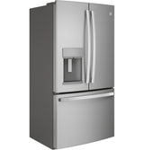 GE Profile™ ENERGY STAR® 22.1 Cu. Ft. Counter-Depth Fingerprint Resistant French-Door Refrigerator with Hands-Free AutoFill