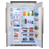 Marvel Professional Built-In 48" Side-by-Side Refrigerator Freezer - Marvel Professional Built-In 48" Side-by-Side Refrigerator Freezer - Panel-Ready Overlay Doors*