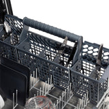 ZLINE 24" Monument Series 3rd Rack Top Touch Control Dishwasher with Stainless Steel Tub, 45dBa (DWMT-24) [Color: Black Matte]