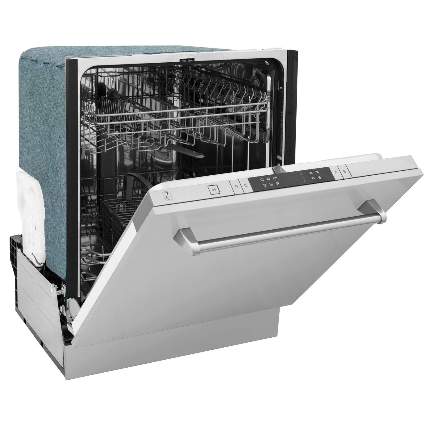 ZLINE 24 in. Top Control Dishwasher with Stainless Steel Tub and Traditional Style Handle, 52dBa (DW-24) [Color: Stainless Steel]