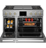 Monogram 48" Dual-Fuel Professional Range with 4 Burners, Grill, and Griddle