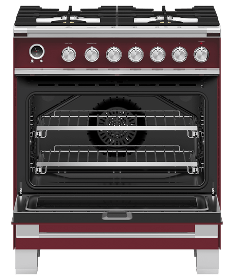 30" Series 9 Classic 4 Burner Dual Fuel Self-Cleaning Range