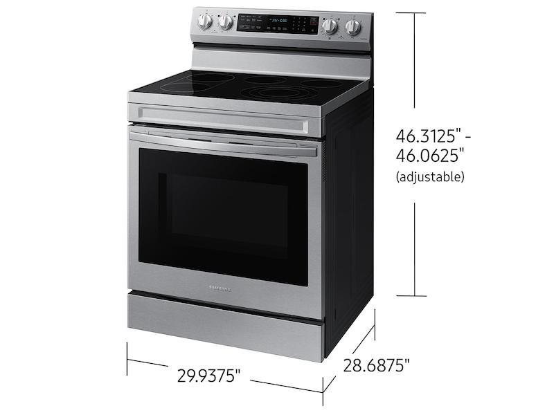 6.3 cu. ft. Smart Freestanding ENERGY STAR® Certified Electric Range with Air Fry and Griddle in Stainless Steel