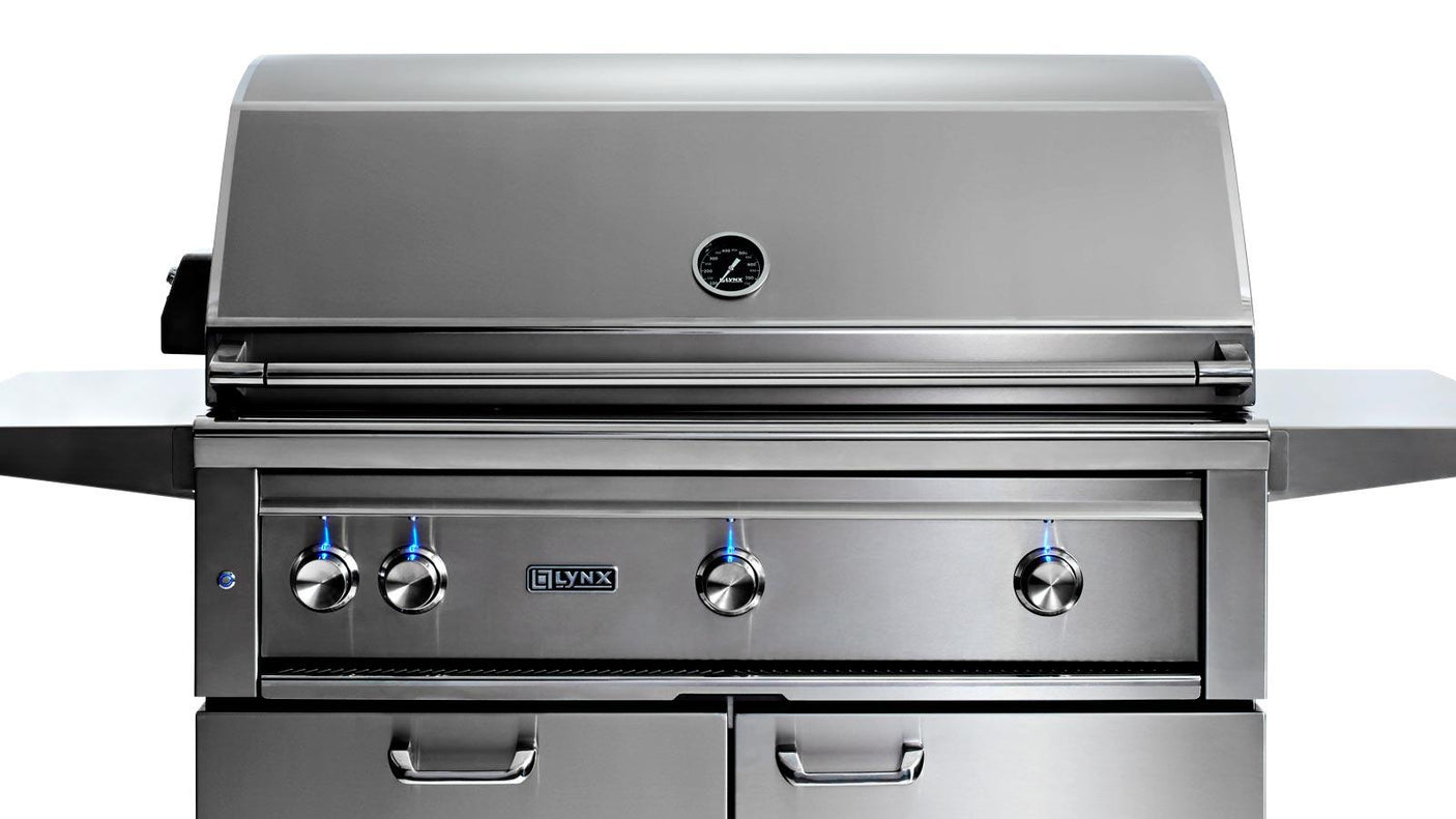 42" Freestanding Grill - All Trident™ w/ Rotisserie