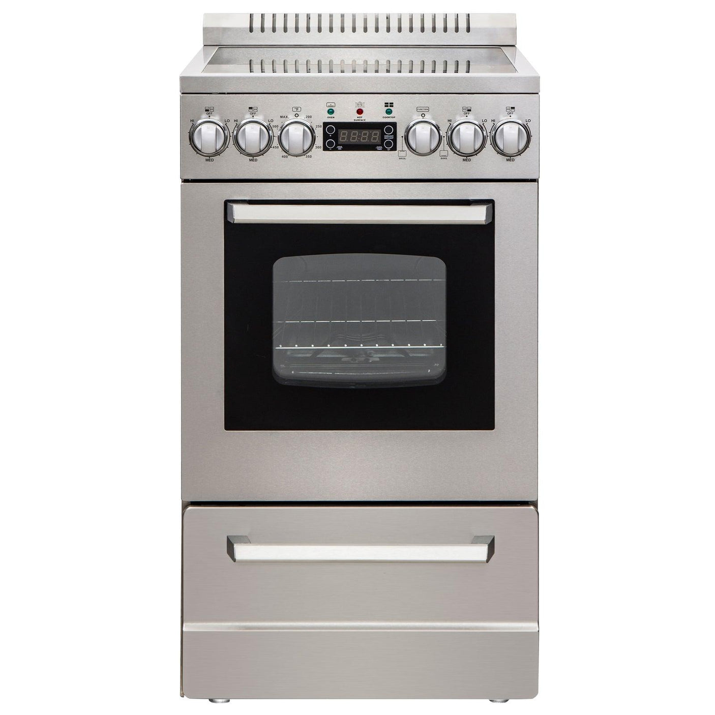 Avanti ELITE Series 20" Electric Range Oven - Stainless Steel / 2 cu. ft.