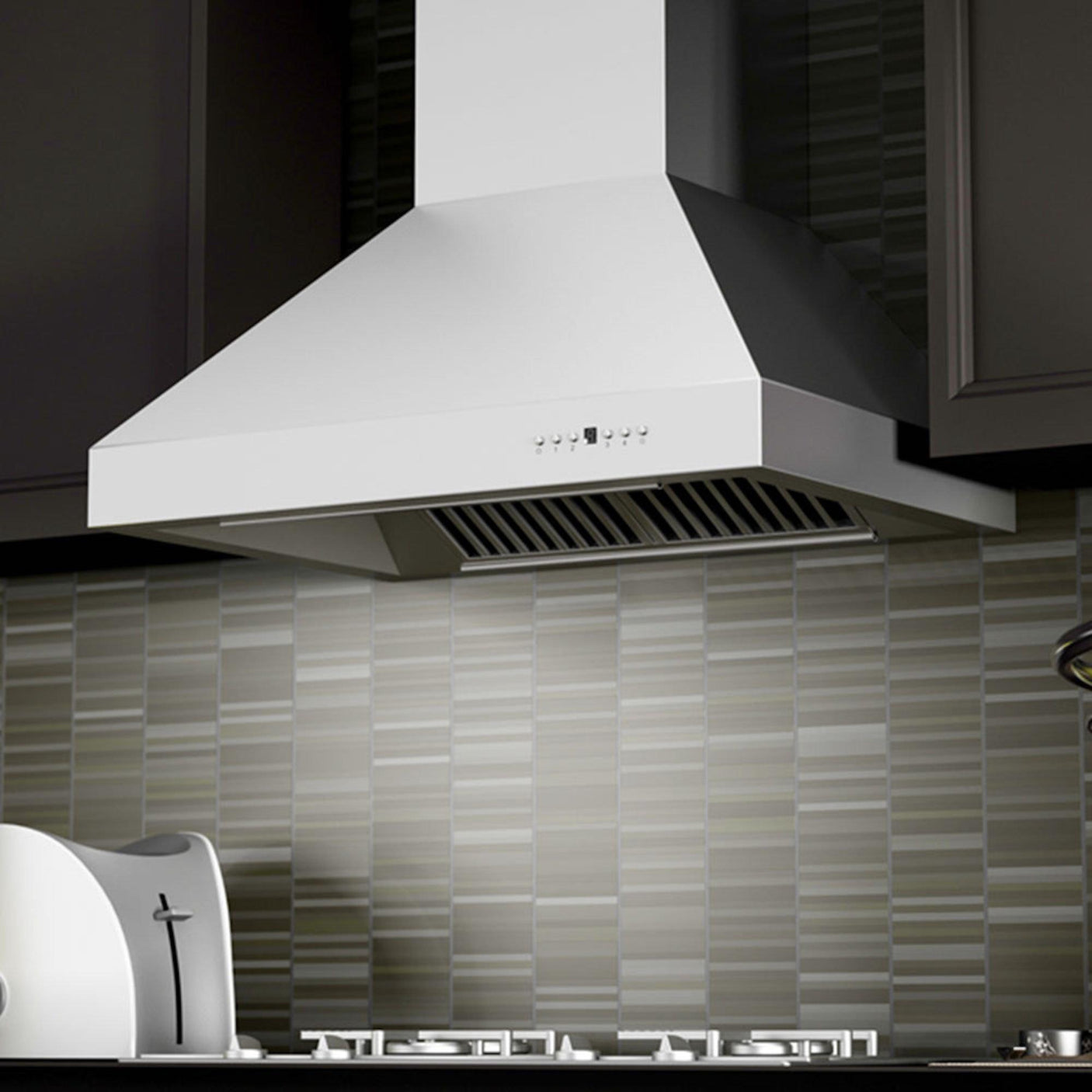 ZLINE Single Remote Blower Wall Mount Range Hood in Stainless Steel (697-RS) [Size: 48 Inch]