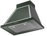 Nostalgie 30 Inch Emerald Green Wall Mount Convertible Range Hood