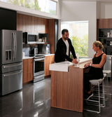 GE Profile™ ENERGY STAR® 27.9 Cu. Ft. Smart Fingerprint Resistant 4-Door French-Door Refrigerator with Door In Door