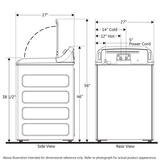 GE® 4.5 cu. ft. Capacity Washer with Water Level Control