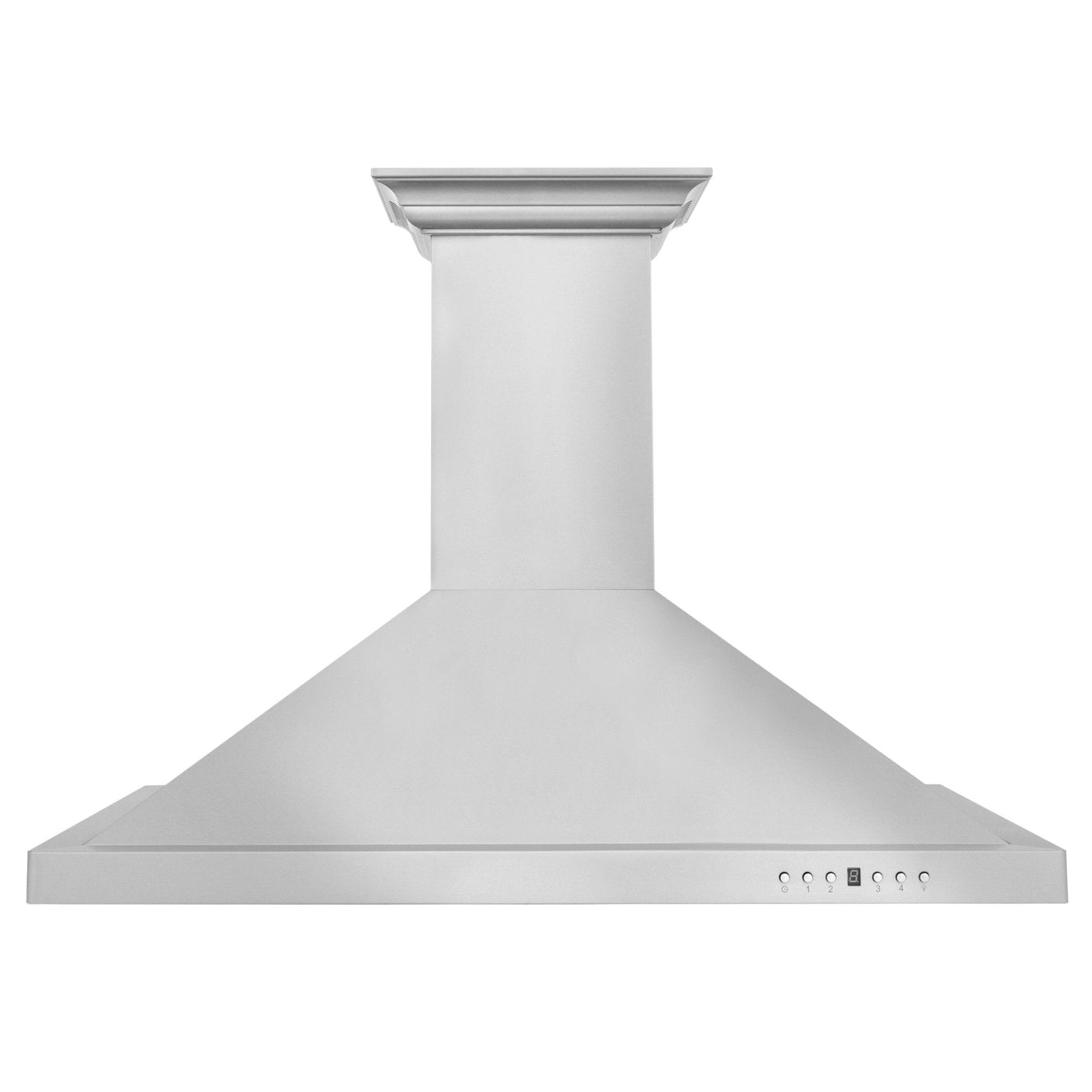 ZLINE CrownSound Ducted Vent Wall Mount Range Hood in Stainless Steel with Built-in Bluetooth Speakers (KBCRN-BT)