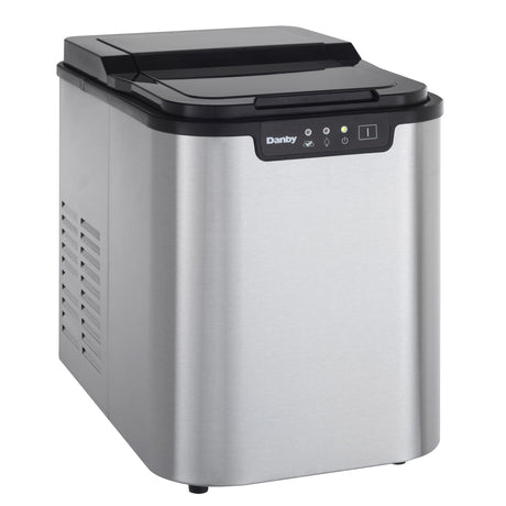 Danby 25 lbs. Countertop Ice Maker in Stainless Steel