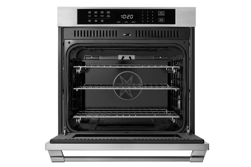 27" Single Wall Oven, Silver Stainless Steel with Pro Style Handle