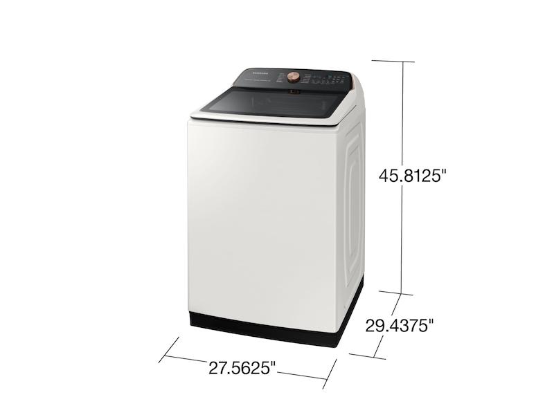 5.5 cu. ft. Extra-Large Capacity Smart Top Load Washer with Super Speed Wash in Ivory