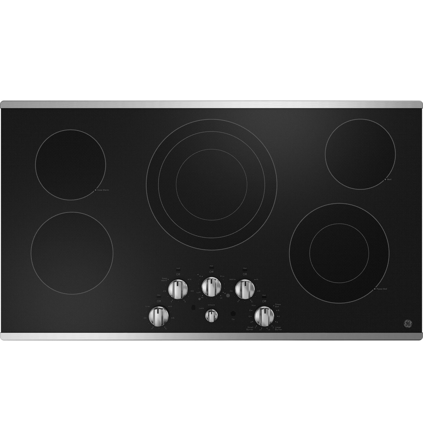 GE® 36" Built-In Knob Control Electric Cooktop