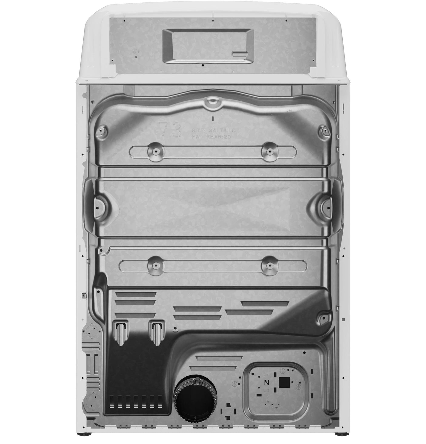 GE® 7.2 cu. ft. Capacity Electric Dryer with Up To 120 ft. Venting&#x200B; and Reversible Door&#x200B;