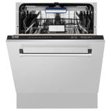 ZLINE 24" Tallac Series 3rd Rack Dishwasher with Traditional Handle, 51dBa (DWV-24) [Color: 304 Stainless]