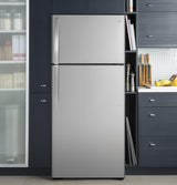 GE® ENERGY STAR® 16.6 Cu. Ft. Top-Freezer Refrigerator