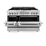 ZLINE 48" 6.0 cu. ft. Range with Gas Stove and Gas Oven in Stainless Steel (RG48) [Color: Blue Matte]