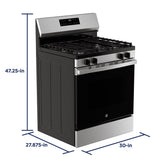 GE® 30" Free-Standing Gas Range