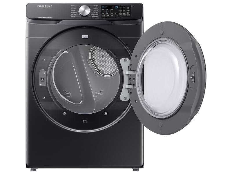 7.5 cu. ft. Smart Electric Dryer with Sensor Dry in Brushed Black