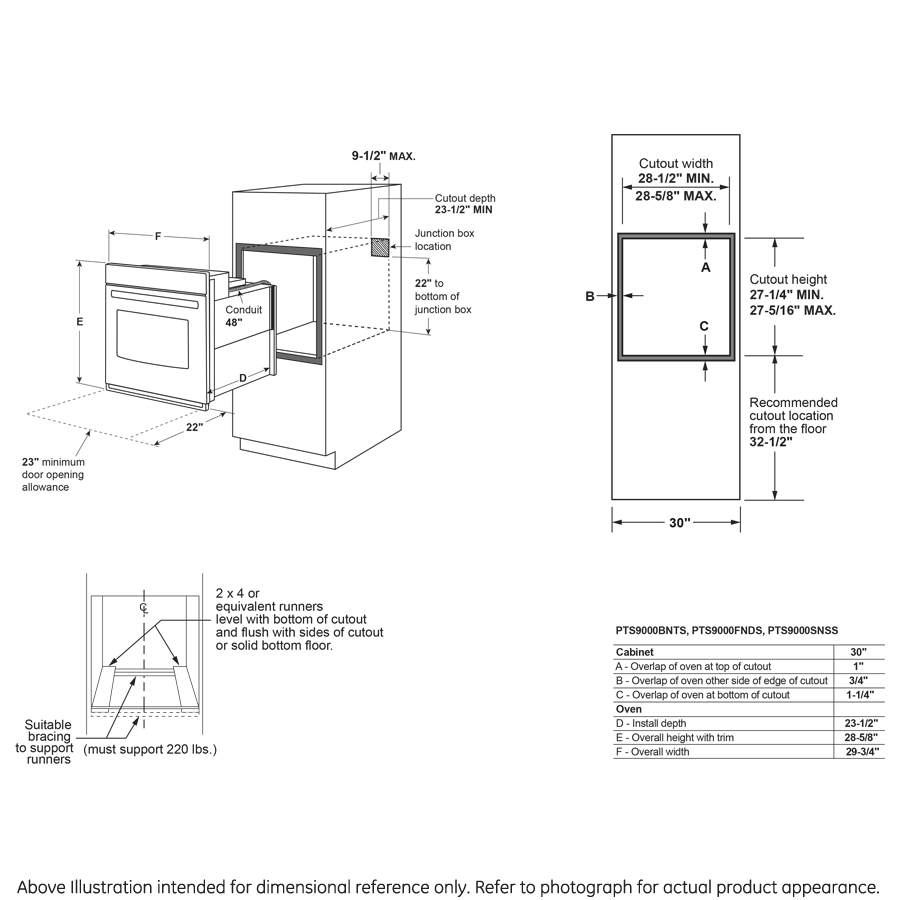 GE Profile™ 30" Smart Built-In Convection Single Wall Oven with In-Oven Camera and No Preheat Air Fry