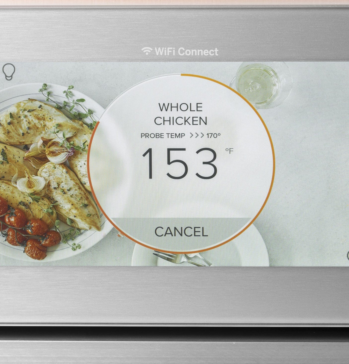 Café™ 30" Smart Single Wall Oven with Convection in Platinum Glass