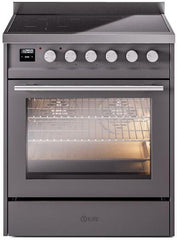 Professional Plus II 30 Inch Electric Freestanding Range in Matte Graphite with Trim