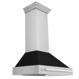 ZLINE 36 in. Stainless Steel Range Hood with Stainless Steel Handle (8654STX-36) [Color: Red Gloss]