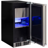 15" Clear Ice Machine with Sapphire Illuminice - Gravity Drain - Panel-Ready Solid Overlay Door with Integrated Right Hinge*