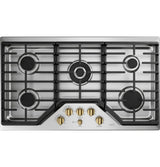 Café™ 5 Gas Cooktop Knobs - Brushed Brass