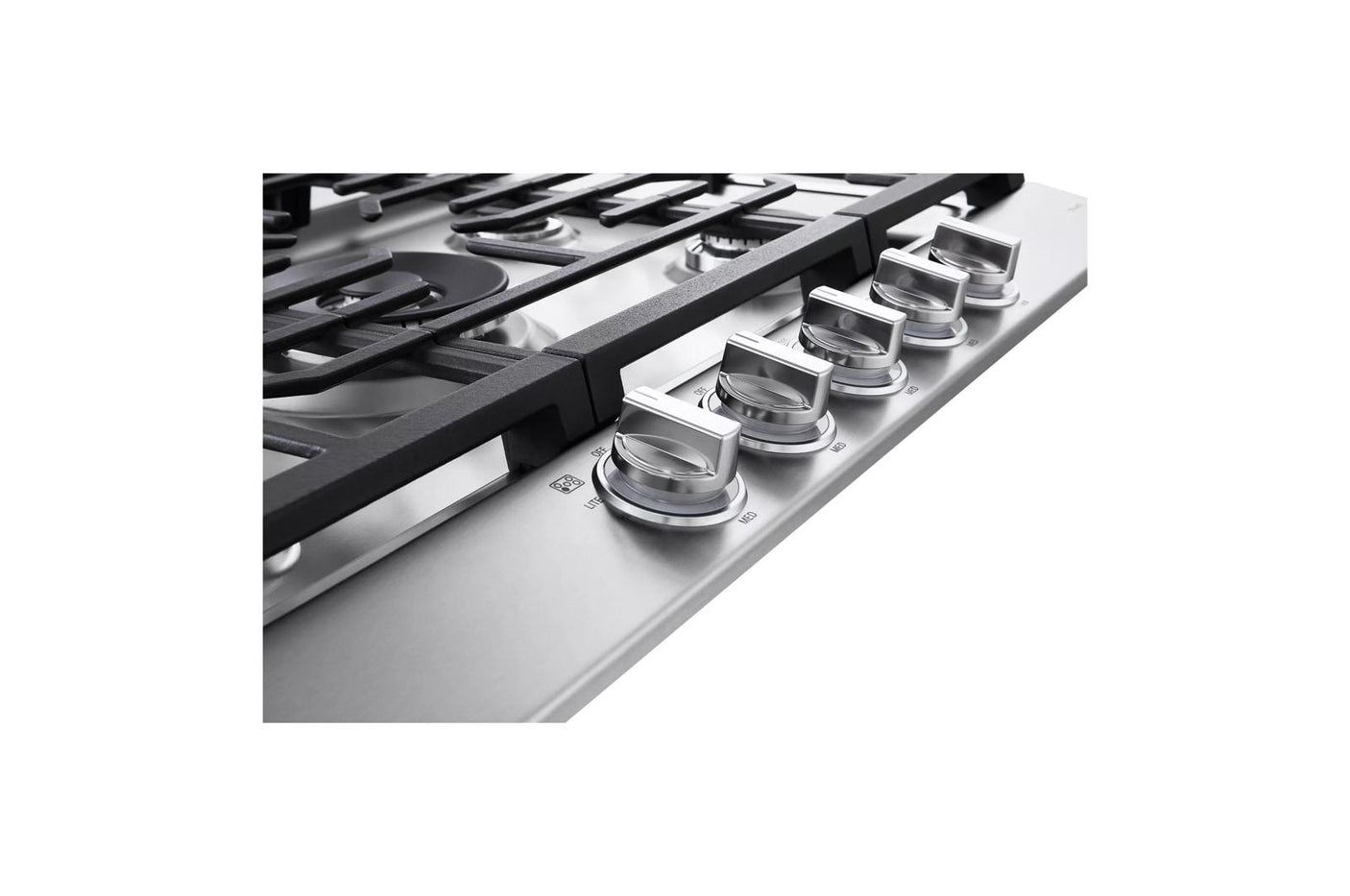 30" Smart Gas Cooktop with UltraHeat™ 22K BTU Dual Burner and LED Knobs