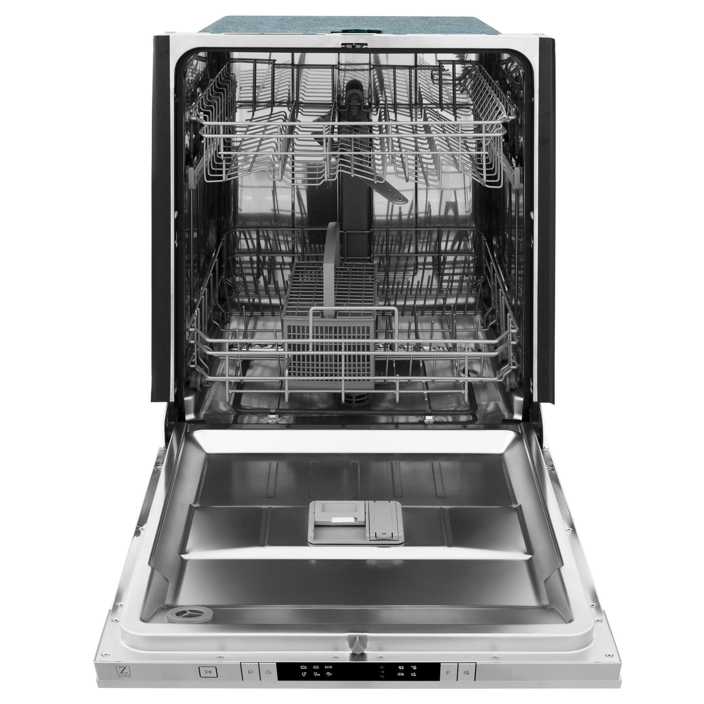 ZLINE 24 in. Top Control Dishwasher with Stainless Steel Tub and Traditional Style Handle, 52dBa (DW-24) [Color: Stainless Steel]