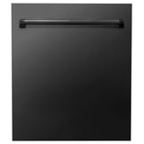 ZLINE 24 in. Dishwasher Panel with Traditional Handle (DP-H-24) [Color: Blue Gloss]