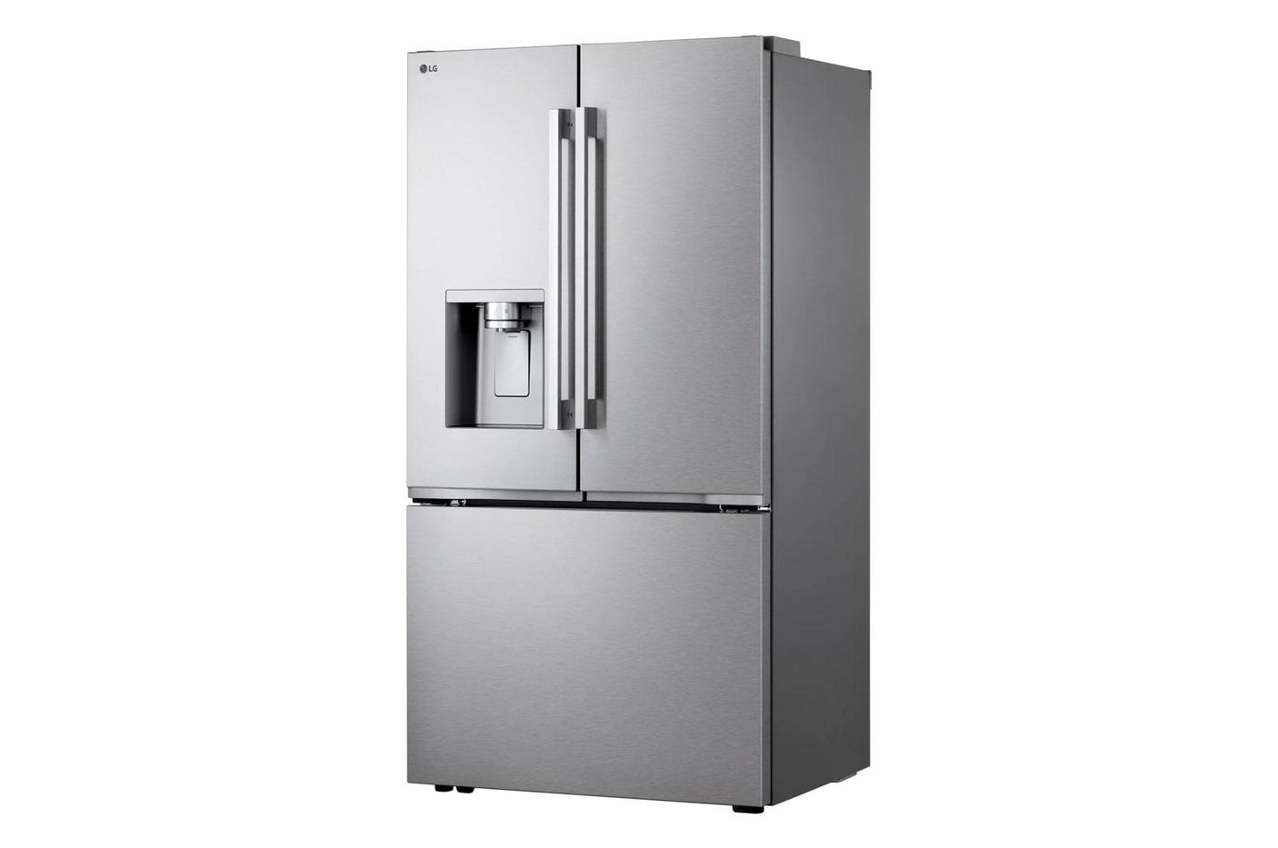 LG Counter-Depth MAX™ with Zero Clearance™ 3-Door French Door Refrigerator with Thin Door Design