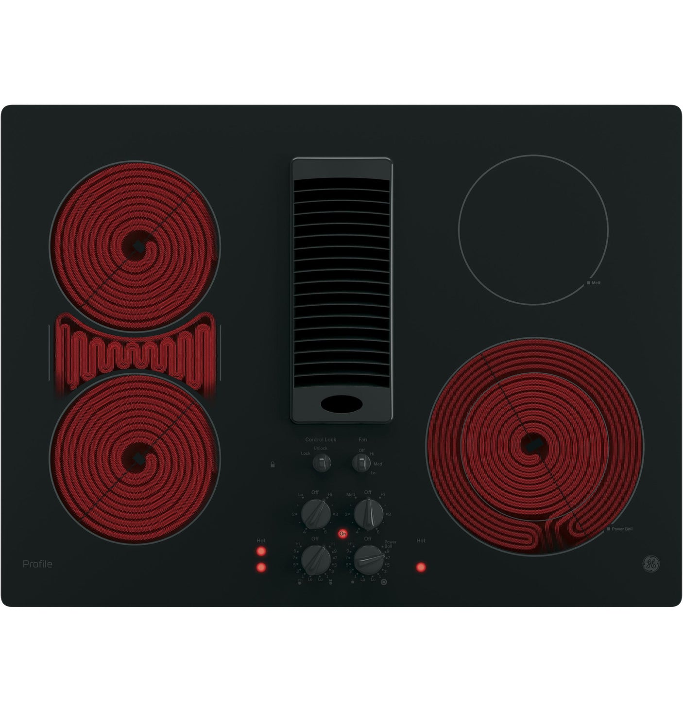 GE Profile™ 30" Downdraft Electric Cooktop