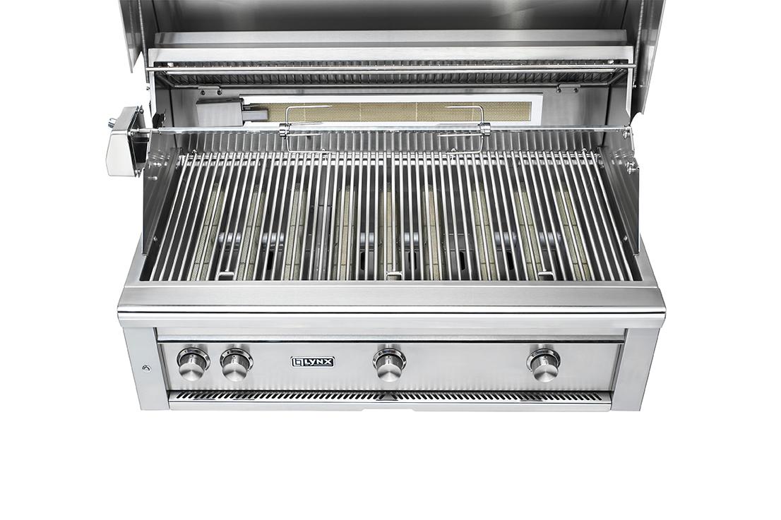 42" Built-In Grill - All Trident™ w/ Rotisserie - California Poppy