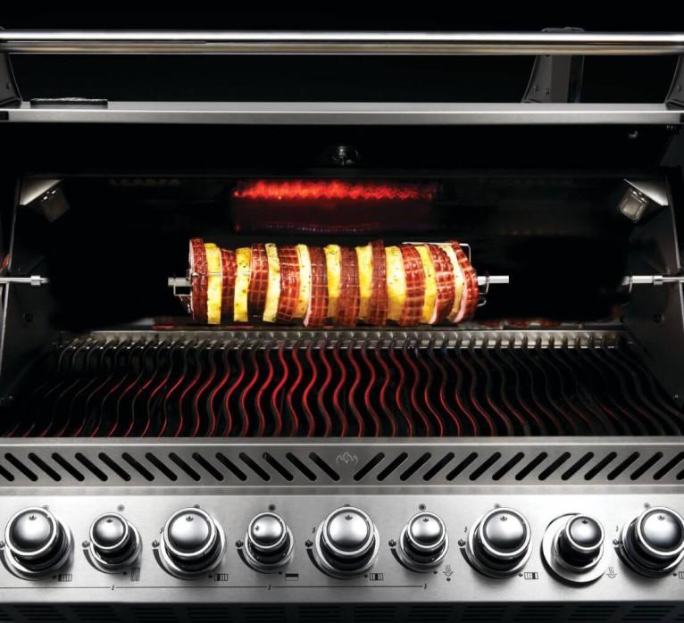 Commercial Grade Rotisserie Kit for Charcoal PRO Grill (PRO605CSS)