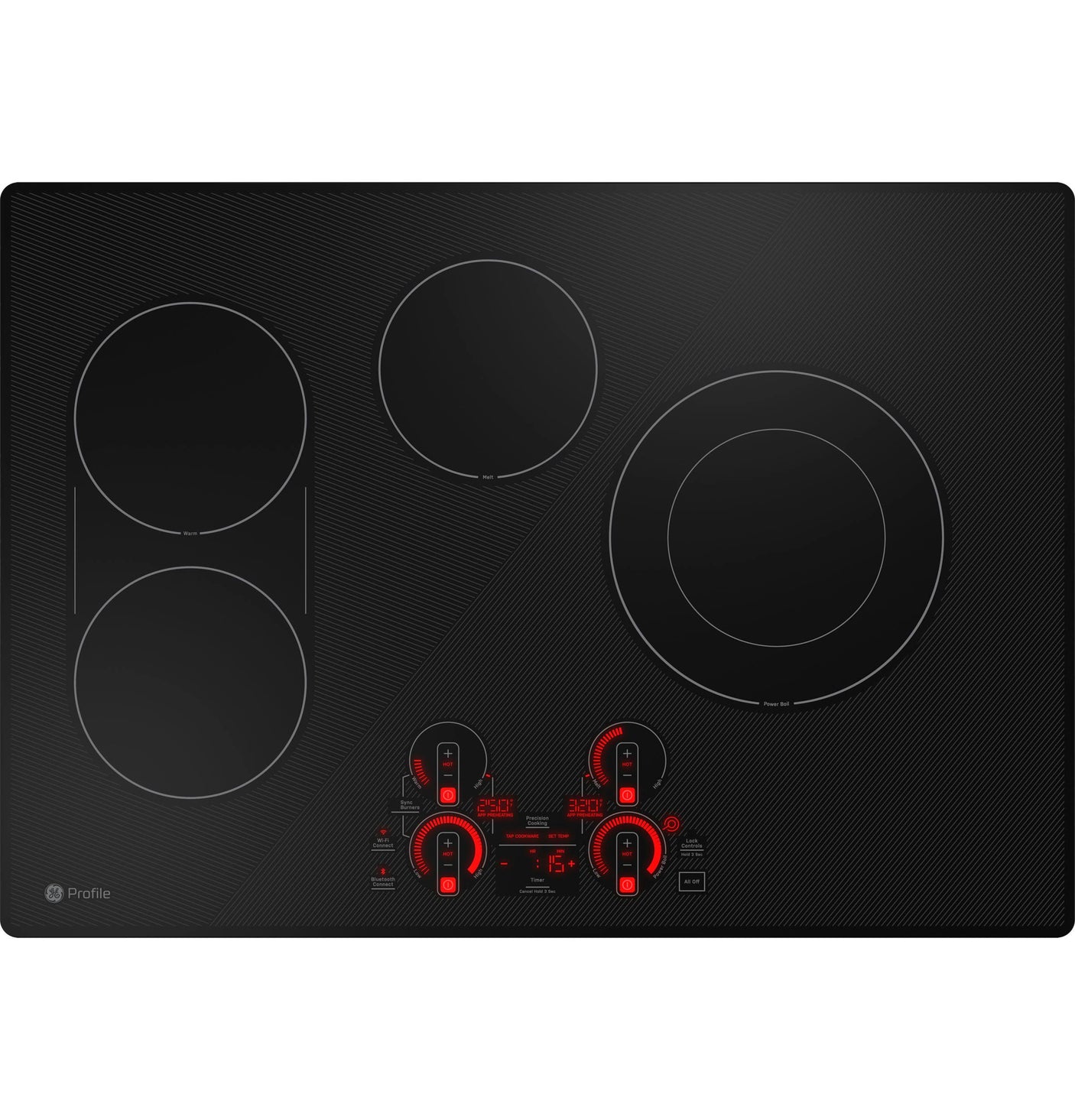 GE Profile™ 30" Built-In Touch Control Electric Cooktop