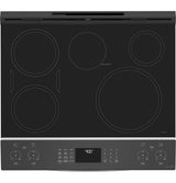 GE Profile™ 30" Smart Slide-In Fingerprint Resistant Front-Control Induction and Convection Range with No Preheat Air Fry